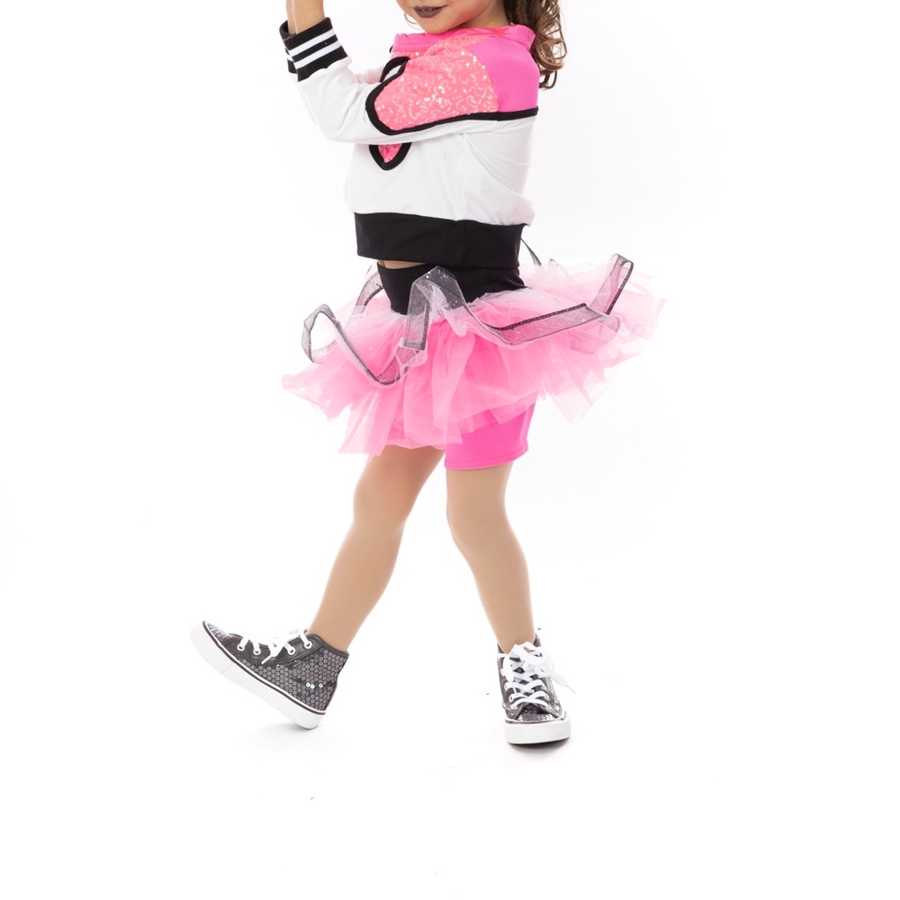 Two piece hip hop costume with bow